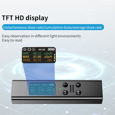 Ψηφιακό μετρητή μετρητών Geiger LCD για φορητή μέτρηση προσωπικών ακτίνων Χ και Βήτα