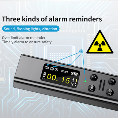 Ψηφιακό μετρητή μετρητών Geiger LCD για φορητή μέτρηση προσωπικών ακτίνων Χ και Βήτα