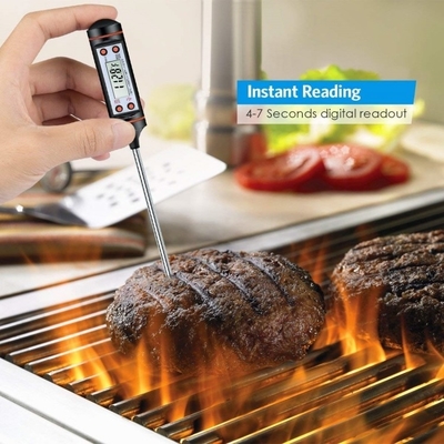 Μαγειρική BBQ Τροφικό θερμομετρικό ανιχνευτή από ανοξείδωτο χάλυβα Πεδίο θερμοκρασίας -50C-300C
