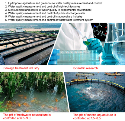 Συνδυασμός 5 σε 1 PH/COND./D.O/TEMP Μετρητή νερού για Aquaponic AZ86031 φορητή λίμνη ψαριών IP67